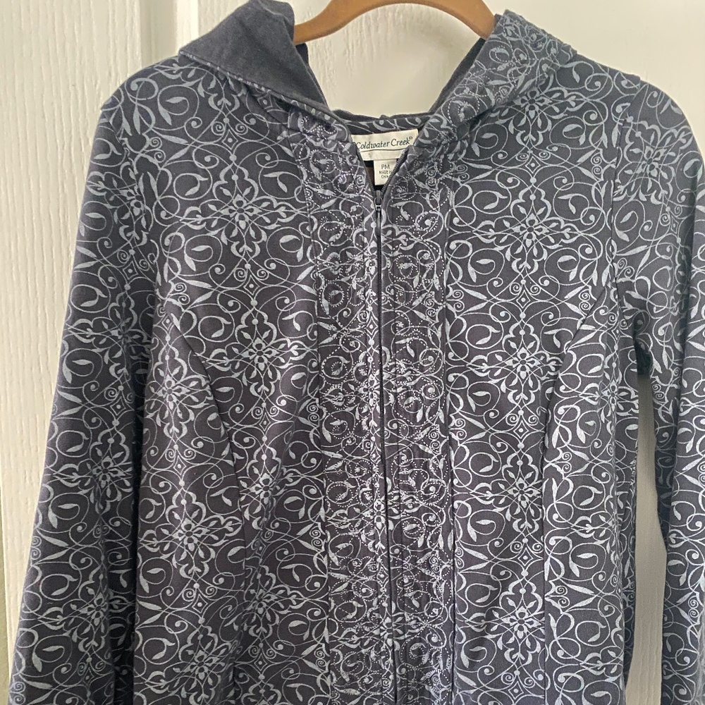Coldwater Creek Women's Hooded Zip Up Jacket